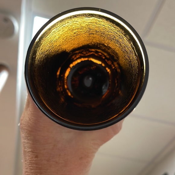 MID CENTURY TIFFIN
FRANCISCAN MADEIRA LEAD
CRYSTAL BROWN STEMMED
GOBLETS - Picture 14 of 16